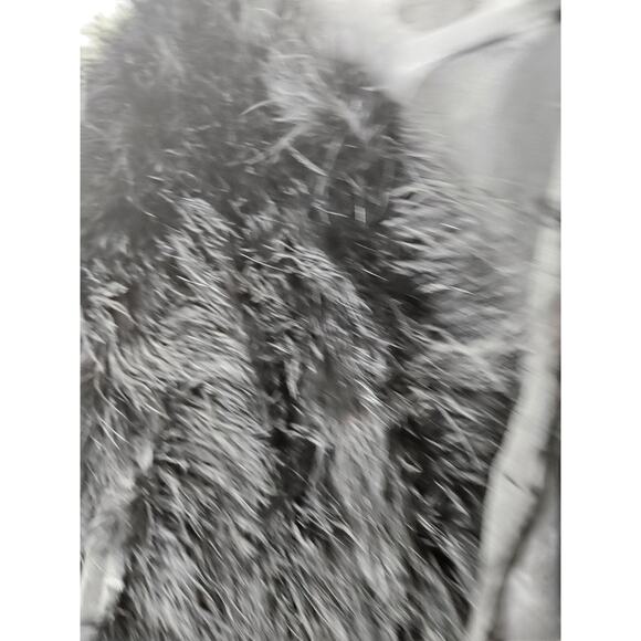 Jocelyn P S Black Feather Cropped Jacket Glam Fuzzy Boho Whimsygoth Avant Garde - Picture 2 of 4